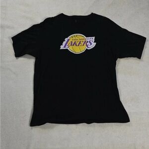 Fanatics Black Los Angeles Lakers LeBron Front and Back print  size XL NWOT